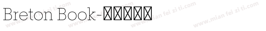 Breton Book字体转换